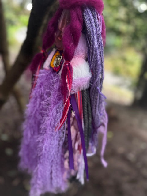 Purple Chakra Spirit Doll- Guardian of Spiritual Connection