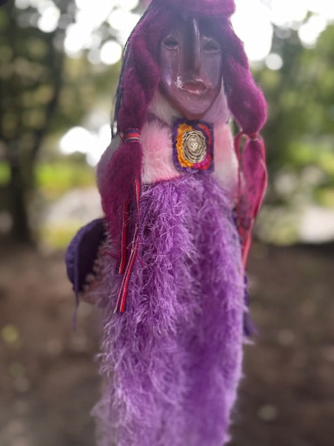 Purple Chakra Spirit Doll- Guardian of Spiritual Connection